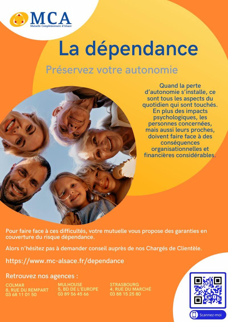 Une assurance dépendance à la MCA ?